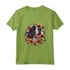 Grafica Bluetick Coonhound Sunflowers - Maglietta Razza del Cane per Amanti dei Bluetick Coonhound e Girasoli