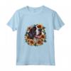 Grafica Bluetick Coonhound Sunflowers - Maglietta Razza del Cane per Amanti dei Bluetick Coonhound e Girasoli
