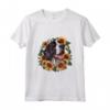 Grafica Bluetick Coonhound Sunflowers - Maglietta Razza del Cane per Amanti dei Bluetick Coonhound e Girasoli