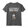 Meno Persona Più Cani Bluetick Coonhound Maglietta - Divertente Design per Amanti dei Cani - Regalo per Introvertiti