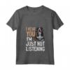 Donna Bluetick Coonhound Dog Breed Ti sento... non lo sono solo Maglietta con Collo a V - Ideale per Regalo per gli Amanti dei Bluetick Coonhound