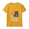 Donna Bluetick Coonhound Dog Breed Ti sento... non lo sono solo Maglietta con Collo a V - Ideale per Regalo per gli Amanti dei Bluetick Coonhound