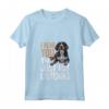 Donna Bluetick Coonhound Dog Breed Ti sento... non lo sono solo Maglietta con Collo a V - Ideale per Regalo per gli Amanti dei Bluetick Coonhound