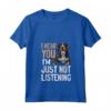 Donna Bluetick Coonhound Dog Breed Ti sento... non lo sono solo Maglietta con Collo a V - Ideale per Regalo per gli Amanti dei Bluetick Coonhound
