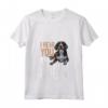 Donna Bluetick Coonhound Dog Breed Ti sento... non lo sono solo Maglietta con Collo a V - Ideale per Regalo per gli Amanti dei Bluetick Coonhound