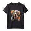 HapTiger Maglietta - Bluetick Coonhound Splash Art Happy - Ideale per Proprietari di Bluetick Coonhound - Regalo Unico