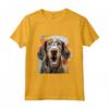 HapTiger Maglietta - Bluetick Coonhound Splash Art Happy - Ideale per Proprietari di Bluetick Coonhound - Regalo Unico