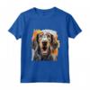 HapTiger Maglietta - Bluetick Coonhound Splash Art Happy - Ideale per Proprietari di Bluetick Coonhound - Regalo Unico