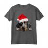 Bluetick Coonhound Cane Babbo Natale Cappello Natale Maglietta - HapTiger - Ideale per gli Amanti dei Cani Natale