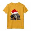 Bluetick Coonhound Cane Babbo Natale Cappello Natale Maglietta - HapTiger - Ideale per gli Amanti dei Cani Natale