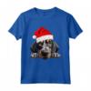 Bluetick Coonhound Cane Babbo Natale Cappello Natale Maglietta - HapTiger - Ideale per gli Amanti dei Cani Natale