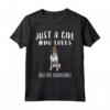 Funny Im Just A Girl Who Loves Bluetick Coonhounds - Maglietta per Donne Amanti dei Cani - Regalo per Amanti del Bluetick Coonhound
