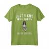 Funny Im Just A Girl Who Loves Bluetick Coonhounds - Maglietta per Donne Amanti dei Cani - Regalo per Amanti del Bluetick Coonhound