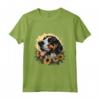 Grafica Bluetick Coonhound Sunflowers - Maglietta per Amanti dei Cani e dei Girasoli - Cane Bluetick Coonhound