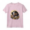 Grafica Bluetick Coonhound Sunflowers - Maglietta per Amanti dei Cani e dei Girasoli - Cane Bluetick Coonhound