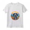 Donna Simpatico Cucciolo Bluetick Coonhound Flower Mountain Sunset Maglietta - Ideale per Amanti dei Cani e della Natura - Acquista Online