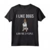Funny I Like Bluetick Coonhound Dogs And Maybe 3 People - Maglietta Divertente per Amanti dei Cani e Proprietari di Bluetick Coonhound