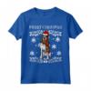 Buon Natale Bluetick Coonhound Ugly Christmas Maglietta - Regalo divertente per amanti dei cani - Merry Christmas Ornament Bluetick Coonhound Xmas Santa