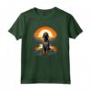 Meditazione Yoga Bluetick Coonhound Dog Maglietta - Ideale per Praticanti di Yoga - Regalo per Compleanno, Halloween, Natale