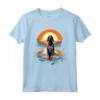 Meditazione Yoga Bluetick Coonhound Dog Maglietta - Ideale per Praticanti di Yoga - Regalo per Compleanno, Halloween, Natale