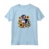 Bluetick Coonhound Maglietta - Sunflowers Bluetick Coonhound Lover Gift - Perfect for Bluetick Coonhound Birthday or Christmas
