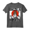 Retro Perrozilla Dogzilla Giapponese Bluetick Coonhound Maglietta - Divertente Regalo per Amanti dei Cani - Design Vintage Unico