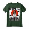 Retro Perrozilla Dogzilla Giapponese Bluetick Coonhound Maglietta - Divertente Regalo per Amanti dei Cani - Design Vintage Unico