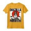 Retro Perrozilla Dogzilla Giapponese Bluetick Coonhound Maglietta - Divertente Regalo per Amanti dei Cani - Design Vintage Unico