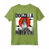Retro Perrozilla Dogzilla Giapponese Bluetick Coonhound Maglietta - Divertente Regalo per Amanti dei Cani - Design Vintage Unico
