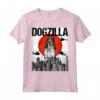 Retro Perrozilla Dogzilla Giapponese Bluetick Coonhound Maglietta - Divertente Regalo per Amanti dei Cani - Design Vintage Unico