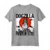 Retro Perrozilla Dogzilla Giapponese Bluetick Coonhound Maglietta - Divertente Regalo per Amanti dei Cani - Design Vintage Unico