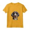 Donna Simpatico Cucciolo di Bluetick Coonhound Face - Maglietta Amante dei Cani con Collo a V - Ideale per Proprietari e Addestratori