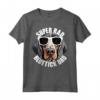 Bluetick Coonhound Dad - Super Rad Cucciolo - Maglietta divertente per il Miglior Papà di Cane - Ideale per la Festa del Papà
