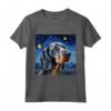 Notte stellata Bluetick Coonhound - Bluetick Coonhound Maglietta - Ideale per gli Amanti dei Cani e dei Bluetick Coonhound