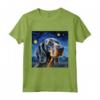 Notte stellata Bluetick Coonhound - Bluetick Coonhound Maglietta - Ideale per gli Amanti dei Cani e dei Bluetick Coonhound