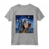 Notte stellata Bluetick Coonhound - Bluetick Coonhound Maglietta - Ideale per gli Amanti dei Cani e dei Bluetick Coonhound