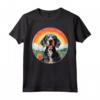 Bluetick Coonhound Rainbow Bridge - Simpatico Cucciolo di Cane Commemorativo Maglietta - Sempre nel Nostro Cuore