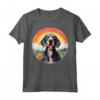 Bluetick Coonhound Rainbow Bridge - Simpatico Cucciolo di Cane Commemorativo Maglietta - Sempre nel Nostro Cuore