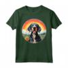 Bluetick Coonhound Rainbow Bridge - Simpatico Cucciolo di Cane Commemorativo Maglietta - Sempre nel Nostro Cuore