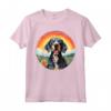 Bluetick Coonhound Rainbow Bridge - Simpatico Cucciolo di Cane Commemorativo Maglietta - Sempre nel Nostro Cuore