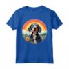 Bluetick Coonhound Rainbow Bridge - Simpatico Cucciolo di Cane Commemorativo Maglietta - Sempre nel Nostro Cuore