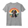 Bluetick Coonhound Rainbow Bridge - Simpatico Cucciolo di Cane Commemorativo Maglietta - Sempre nel Nostro Cuore