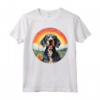 Bluetick Coonhound Rainbow Bridge - Simpatico Cucciolo di Cane Commemorativo Maglietta - Sempre nel Nostro Cuore