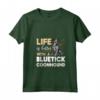Donna Bluetick Coonhound Dog Breed - Life is Better con un Bluetick Maglietta con Collo a V - Regalo per Amanti dei Cani