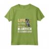 Donna Bluetick Coonhound Dog Breed - Life is Better con un Bluetick Maglietta con Collo a V - Regalo per Amanti dei Cani