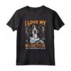 I Love my Bluetick Coonhound - Maglietta con Grafica della Razza di Cane - Regalo Perfetto per Amanti di Bluetick Coonhound
