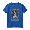 I Love my Bluetick Coonhound - Maglietta con Grafica della Razza di Cane - Regalo Perfetto per Amanti di Bluetick Coonhound
