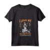 Donna Bluetick Coonhound - I Love my Bluetick Coonhound Maglietta con Collo a V - Regalo divertente per amanti dei Bluetick Coonhound
