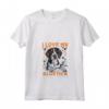 Donna Bluetick Coonhound - I Love my Bluetick Coonhound Maglietta con Collo a V - Regalo divertente per amanti dei Bluetick Coonhound