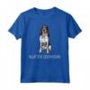 Amante dei Cani Pazzi di Bluetick Coonhound - Maglietta Regalo Divertente per Amanti dei Cani - Ideale per Amici e Familiari
